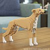 Greyhound Dog Lego (Jekca) Fawn)